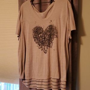 Lane Bryant heart shirt